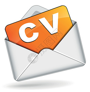 矢量 cv 信封图片