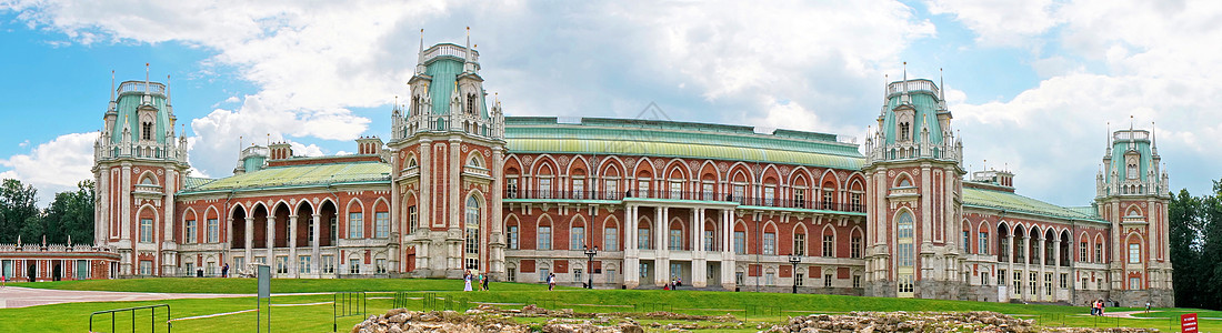 莫斯科俄罗斯皇后凯瑟琳二世的宫殿历史性博物馆装饰品文化旅行历史遗产旅游公园地标图片