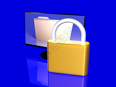 安全文件密码地下室晶体管文件夹监视器挂锁屏幕薄膜数据文档图片