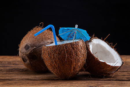 椰子奶椰子坚果棕榈水果牛奶食物热带情调白色异国图片