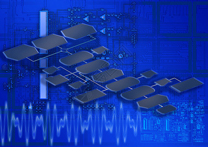 使用电子设备工作半导体晶体管工程硬件芯片诊断技术电脑木板插图图片
