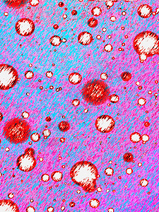 带有泡泡的壁画抽象背景紫色斑点气泡红色质感背景图片