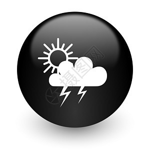 黑色暴雨灰色的互联网图标气象圆圈天气预测商业预报温度多云网络按钮图片