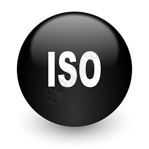 iso 黑色光泽互联网 ico图片