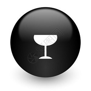 黑白酒精黑色互联网图标玻璃圆圈餐厅香槟店铺网络酒吧商业按钮藤蔓图片