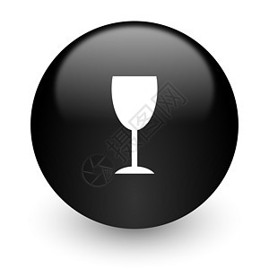 黑白酒精黑色互联网图标按钮圆圈玻璃网络酒吧商业店铺餐厅香槟藤蔓图片