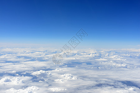 蓝天空和乌云自然蓝色墙纸航空公司天线运输晴天天际航班地平线图片