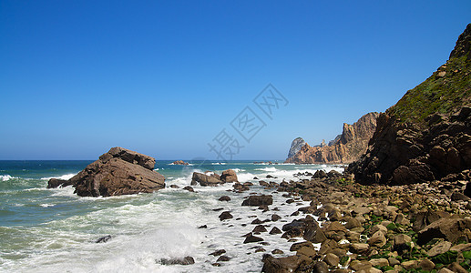 马尔哈达杜塞多罗海滩俯视厄尔萨岩石图片