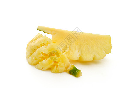 菠萝食物水果黄色白色热带图片