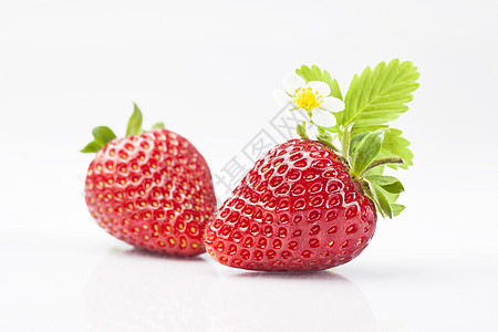 草莓宏观养分水果甜点营养叶子饮食团体浆果小吃图片