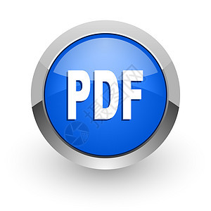 pdf 蓝色光滑网络图标圆圈文档按钮下载格式合金档案互联网报纸杂志图片