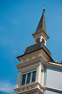 Mulhouse 的建筑结构蓝色建筑学房子投资住房历史奢华城市街道财产图片