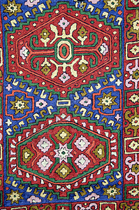 亚麻纺织品布装饰背景图片