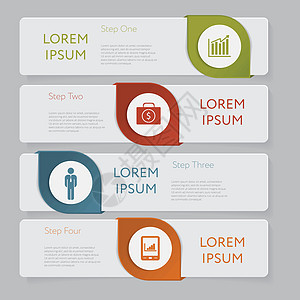 图表 设计号横幅标语模板图形或网站布局导航数字广告信息丝带数据插图按钮商务标签图片