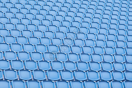 运动体育场的蓝色座位场地游戏竞赛数字长椅剧院足球塑料观众音乐会图片
