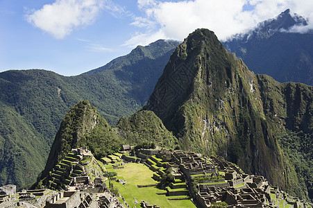 秘鲁古庙拉丁丛林山脉图片