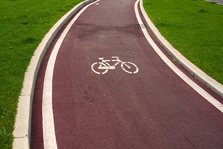自行车路径交通白色居住街道城市车轮车道安全运输小路图片