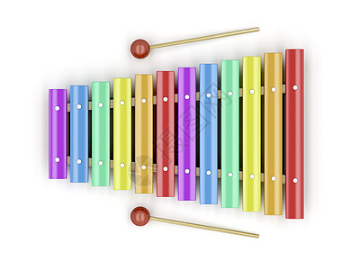 响音木头韵律乐器孩子们音乐家音乐玩具旋律锤子彩虹背景图片