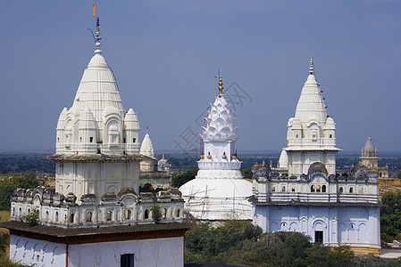 印度Sonnagiri山建庙寺图片