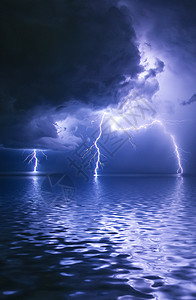 雷暴闪光天气辉光螺栓雷雨飓风闪电图片