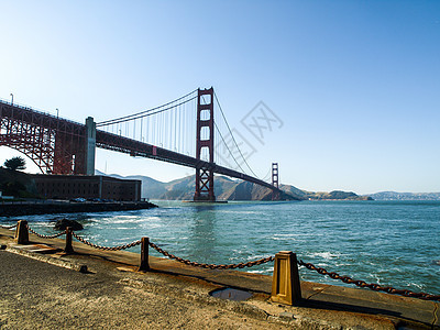 Alcatraz岛地标博物馆历史性海岸线灯塔历史监狱海岸海洋吸引力图片