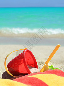 热带热带海滩玩具和海洋图片