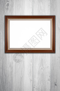 旧图片框硬木房间墙纸木板绘画框架白色控制板艺术木材背景图片