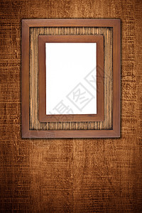 旧图片框框架木头控制板桌子木工硬木墙纸白色照片古董背景图片
