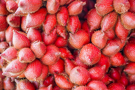 扎勒卡市场食物营养美食宏观水果种子热带甜点棕榈图片