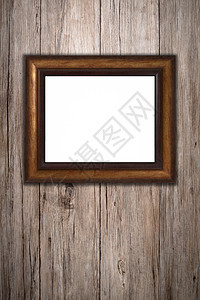 旧图片框房间木板艺术硬木墙纸木头木材桌子木工白色背景图片