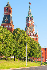 莫斯科 克里姆林宫的早市中心图片