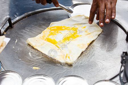 鸡蛋煎煎锅正方形早餐糖尿病黄油小吃食物烹饪面团平底锅异国图片