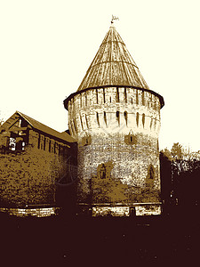 斯摩伦斯克堡垒墙塔图片