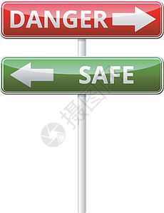 白色背面隔离反射的安全交通安全标志g/图片