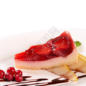 草莓蛋糕饼面团的蛋糕桌子包子馅饼早餐糕点面粉脆皮盘子水果宏观图片