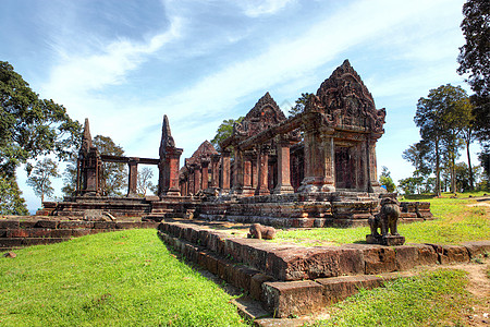 柏威夏寺庙 柬埔寨人民的灵魂高棉世界遗产佛教徒奇迹高棉语古屋古城文化城市边界图片