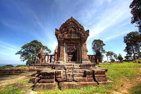 柏威夏寺庙 柬埔寨人民的灵魂高棉语世界遗产边界城市佛教徒王国文化奇迹神庙古屋图片