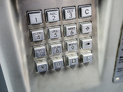 电话键键盘软垫白色支付合金公用数字钥匙金属字母按钮图片