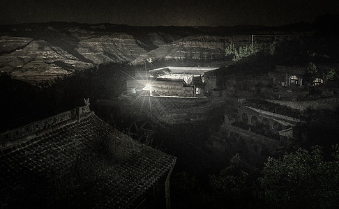 中国的李家山霍比顿地标住宅城市日落灯笼旅游吸引力文化历史性历史图片