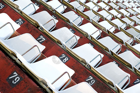 空空 Shirne蓝色足球椅子体育场空白游戏座位塑料礼堂竞赛图片