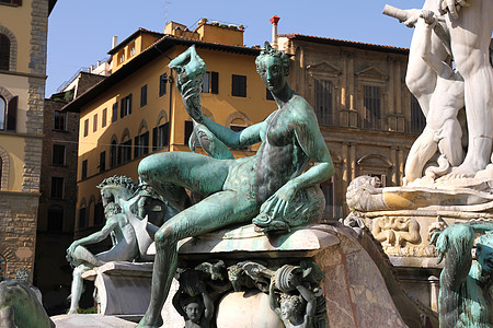 佛罗伦萨的雕像上帝假期海洋历史性历史艺术品宗教艺术正方形旅行图片