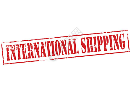 国际航运运输输送橡皮拖运墨水船运矩形红色图片
