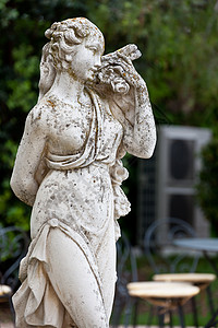 古典雕像背景图片