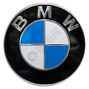 孤立的 BMW Logo背景图片