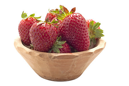 新鲜草莓团体浆果绿色食物宏观白色种子水果甜点茶点图片