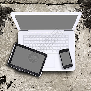 笔记本电脑 平板电脑和智能手机网络地面触摸屏监视器屏幕技术电话桌面商业细胞图片