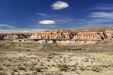 巴塔哥尼亚的景观侵蚀地质学岩石干旱峡谷全景荒野风景高原沙漠图片