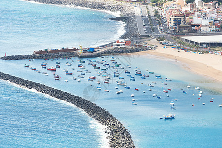 西班牙特内里夫岛圣安德烈斯和泰雷西塔斯海滩图片