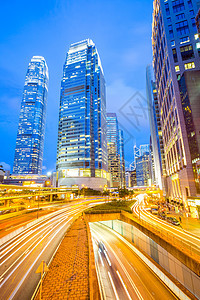 黄昏时香港景观港口运输旅行码头摩天大楼建筑学办公室地标风景图片