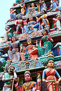 斯里马里亚曼寺庙旅游雕像纪念碑雕塑建筑宗教雕刻寺庙上帝祷告图片